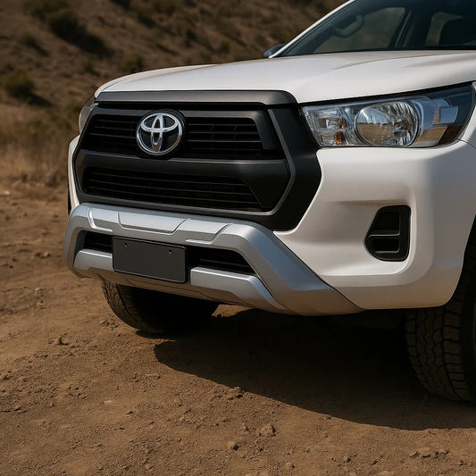 Bumper Parachoques Delantero Gris Toyota Hilux Revo 2016–2023 | ABS | Camionetera