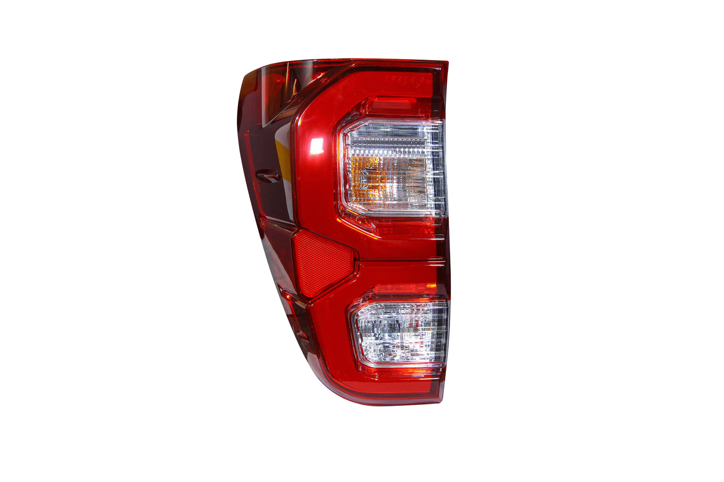 Focos traseros Toyota Hilux Revo 2020-2023 lente bicolor rojo transparente